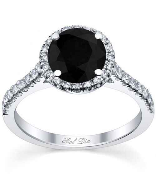  Anillos de compromiso 💍 con diamante 💎 negro !!! - 2