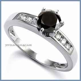  Anillos de compromiso 💍 con diamante 💎 negro !!! - 8