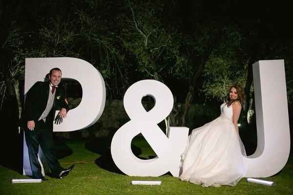 Sesión de fotos con letras luminosas - 4