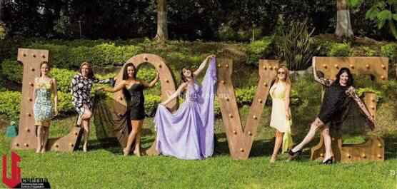 Sesión de fotos con letras luminosas - 15