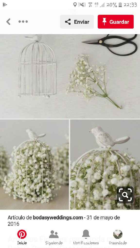 2 bodas, 2 centros de mesa. ¿Cuál prefieres? - 1