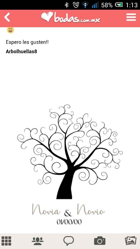 A quién le debo su árbol de firmas/huellas? - 1