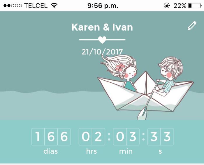 Que marca tu contador?? 👰🏻 cuantos días te faltan? 💍 - 1