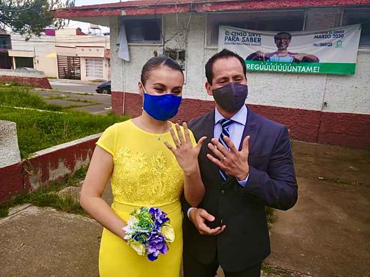 Nuestra boda civil 💙 - 2