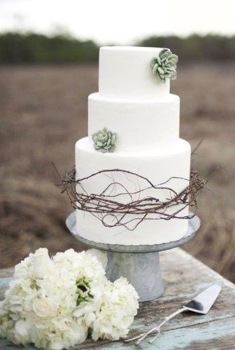 Pasteles sencillos y minimalistas