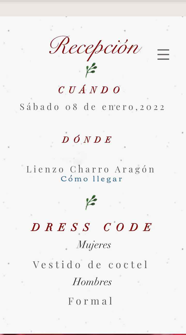 Página web para la boda. - 3