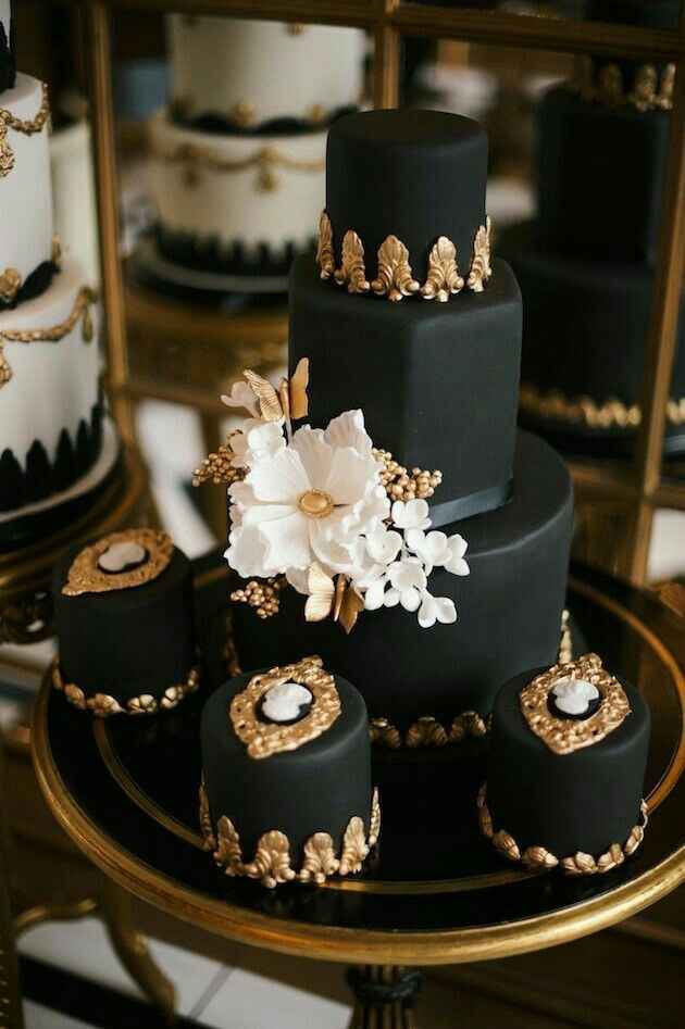 Pasteles en color negro - Foro Organizar una boda 
