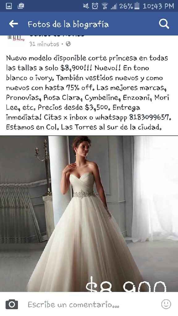 Oferta en  outletdenovia monterrey - 1