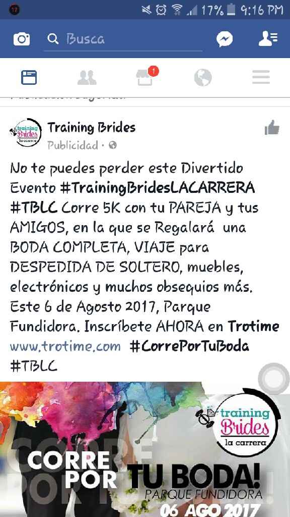 Training brides la carrera mty👰👟 - 2