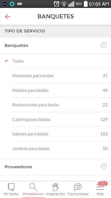 Como buscar proveedores en la app,mini guía - 6