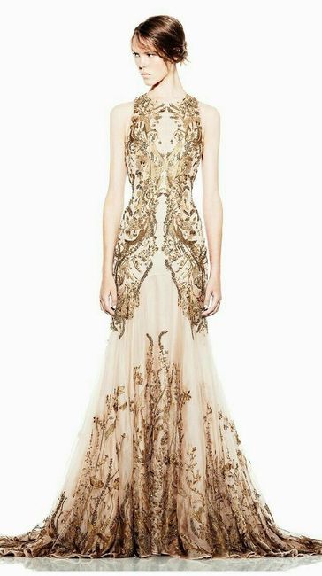 Vestidos de novia con dorado - 5