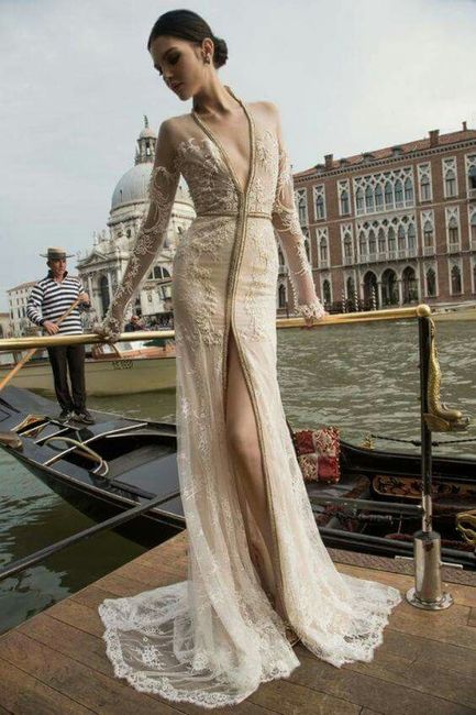 Vestidos de novia con dorado - 11