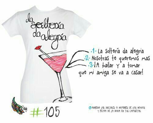 Playeras para despedida mixta - 26