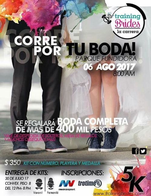 Training brides la carrera mty👰👟 - 5