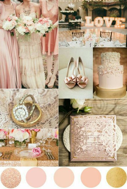 Combinaciones de colores en coral y beige - 1
