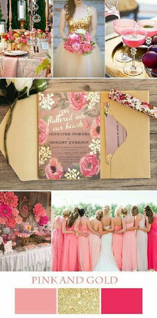 Combinaciones de colores en coral y beige - 2