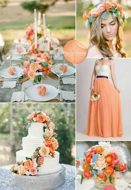 Combinaciones de colores en coral y beige - 3