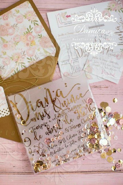 Combinaciones de colores en rosa y dorado - 8