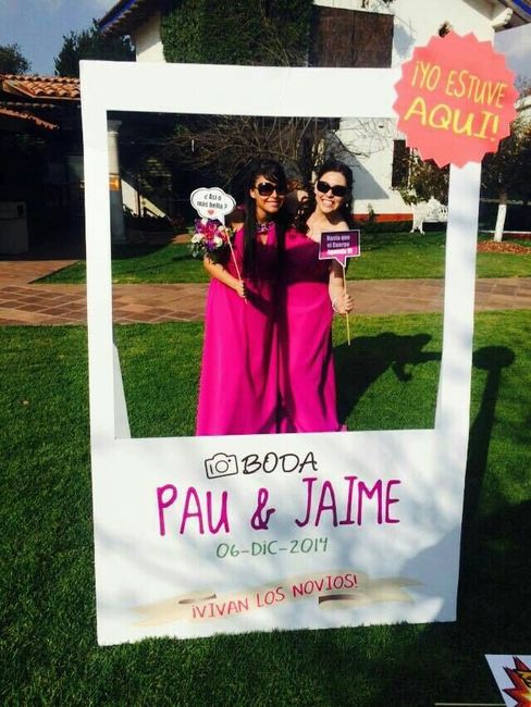 Cuadro de selfie para boda - 2