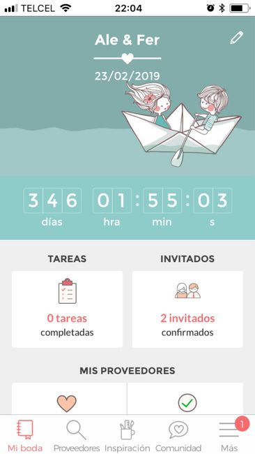 ¿Cuánto falta para que se casen? - 1