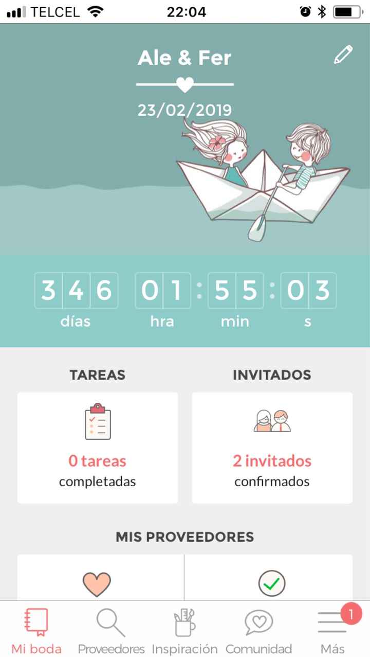 ¿Cuánto falta para que se casen? - 1