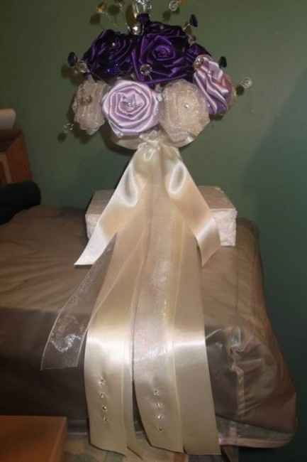 Ramos de novia hechos de tela - 1