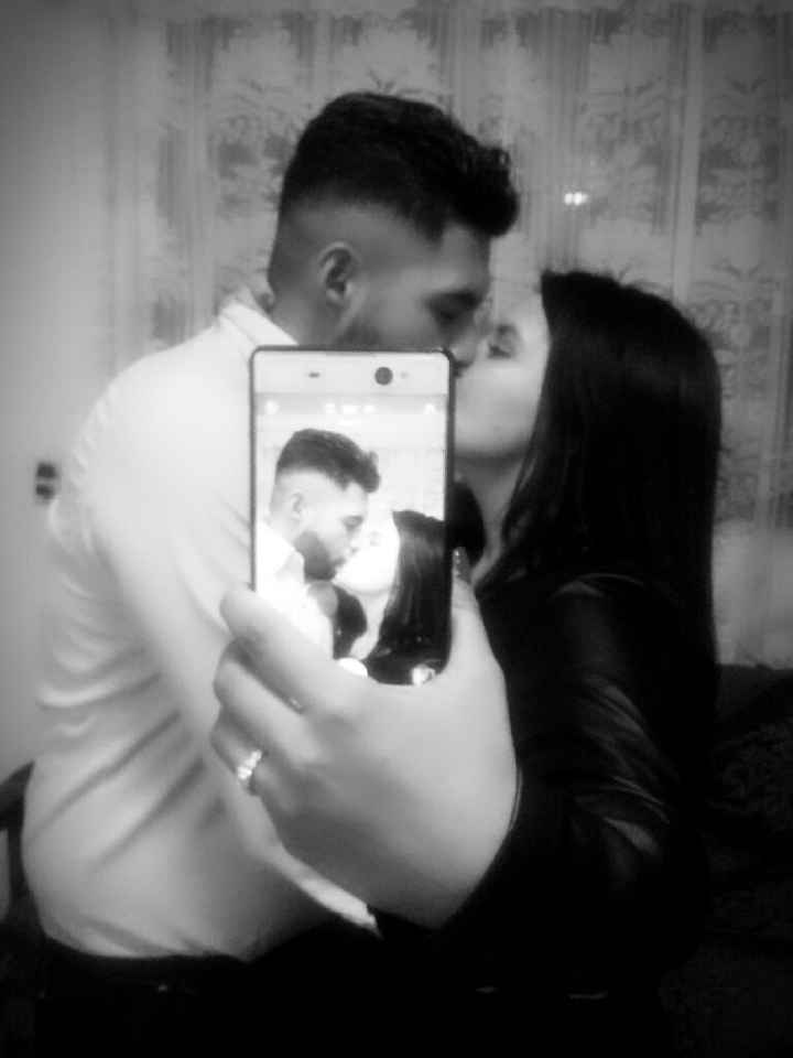 Foto anunciando mi compromiso - 3