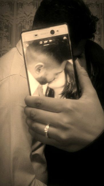 Foto anunciando mi compromiso - 2