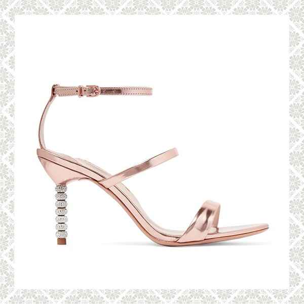 La vida en rosa  tendencia en zapatillas oro rosa😍 - 5