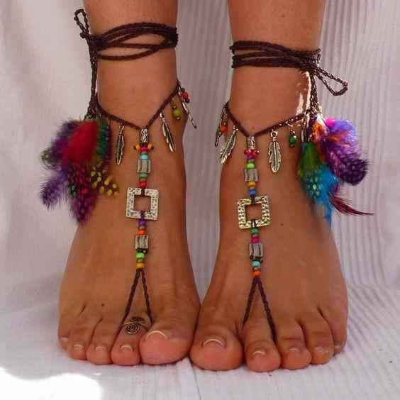  Sandalias descalzas en tonos morados - 2