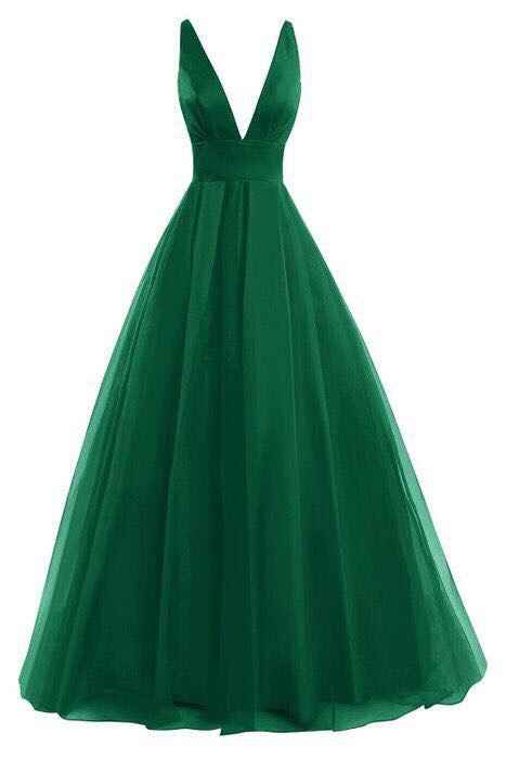 Vestidos para damas verde esmeralda - 1