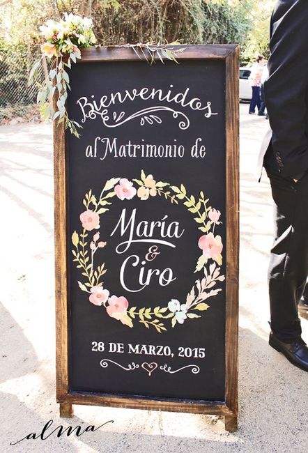 Letreros de Bienvenida - Foro Manualidades para bodas - bodas.com.mx