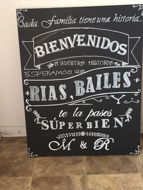 Letreros de Bienvenida - Foro Manualidades para bodas