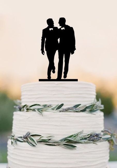 Pasteles para boda Gay 🤵🏻❤️🤵🏻 14