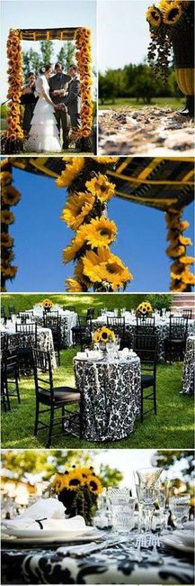 Ideas para boda con Girasoles🌻 6