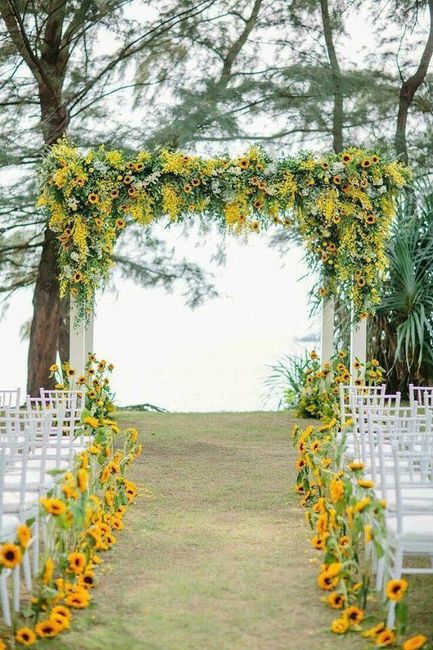 Ideas para boda con Girasoles🌻 19