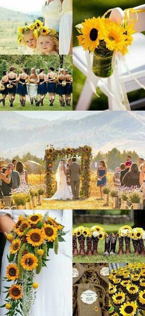 Ideas para boda con Girasoles🌻 18