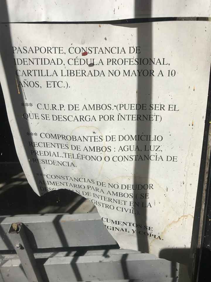  Requisitos boda civil - 2