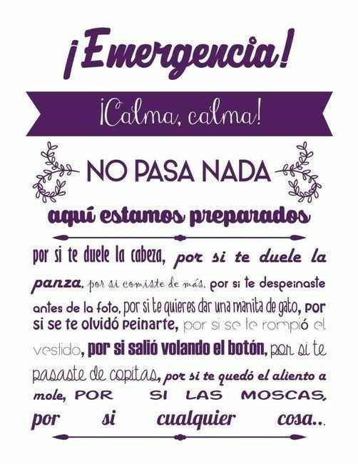 Kit de emergencia - 1