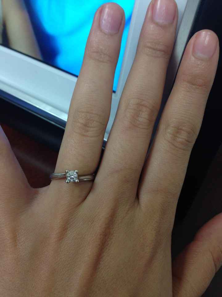 Mi anillo de compromiso!!!!!!!!