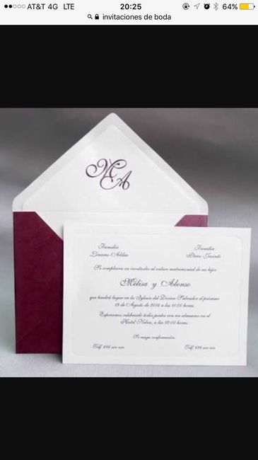 Ayuda!! invitaciones para la boda. - 1