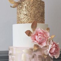 Boda colo rosa / oro  y blanco - 4