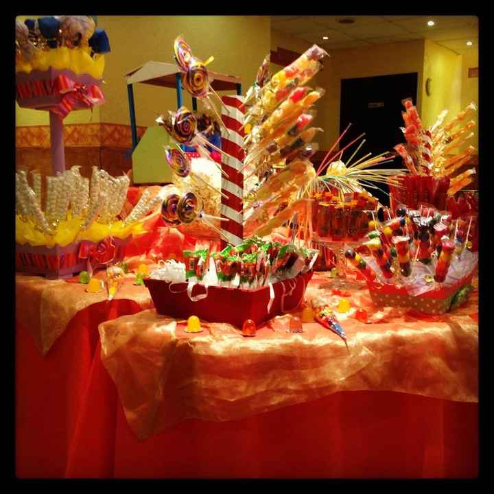 en mi boda habra mesa de dulces