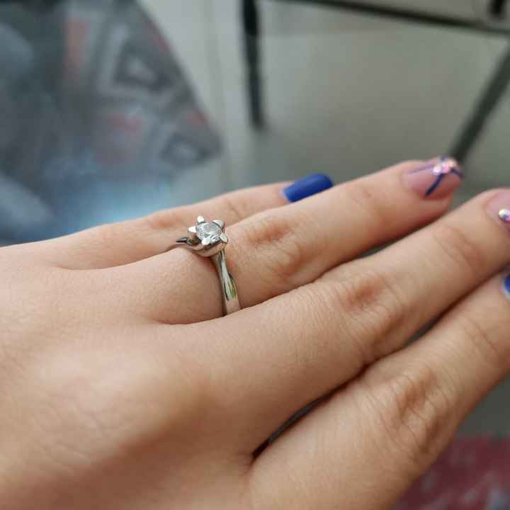 Mi anillo de compromiso sarah - 1