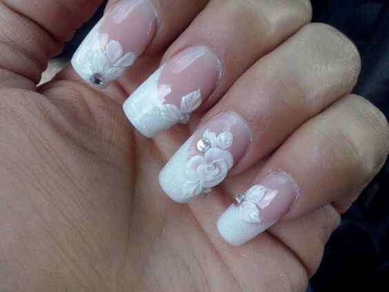 Uñas acrílicas de boda - 2