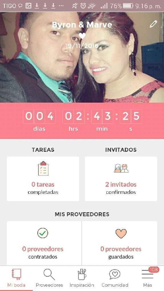 Quienes se casan este sabado 19  de noviembre - 1