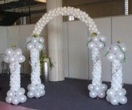 Arcos y Pilares con Globos