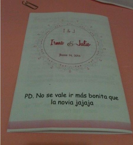 Las invitaciones de mis damas