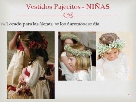 Vestido para mis pajes