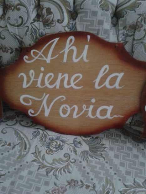 Mi Letrero - Ahi viene la novia